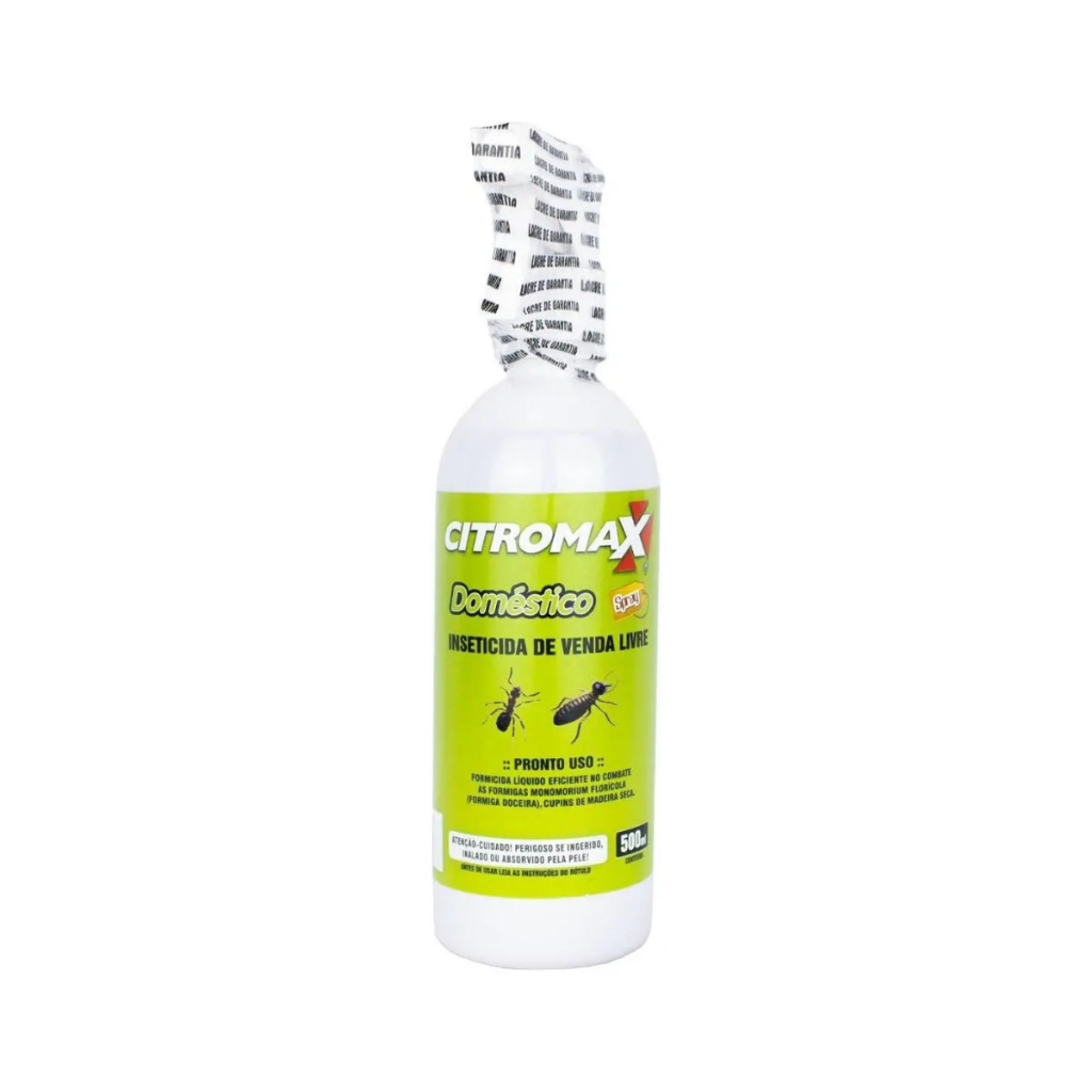 Inseticida Doméstico Spray 500mL Citromax Contra Formigas Doceiras Cupins Baratas