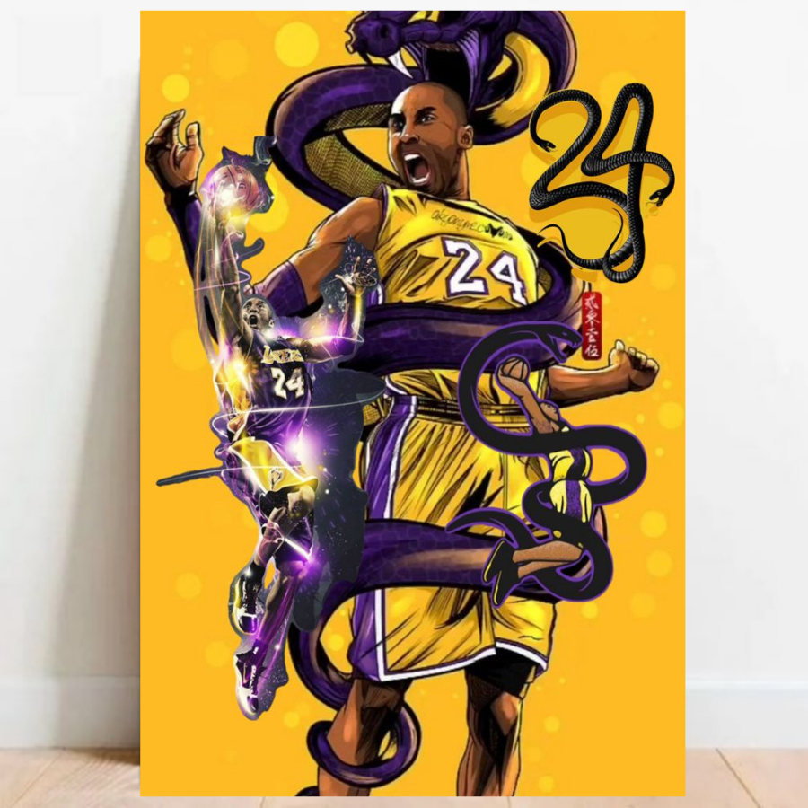 Quadro Placa Decorativa Kobe Bryant Lenda Basquete NBA jogador Esporte 07