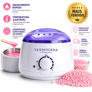 Aquecedor Panela de Cera Quente Panela Elétrica para Depilação Termocera 110v ou 220v