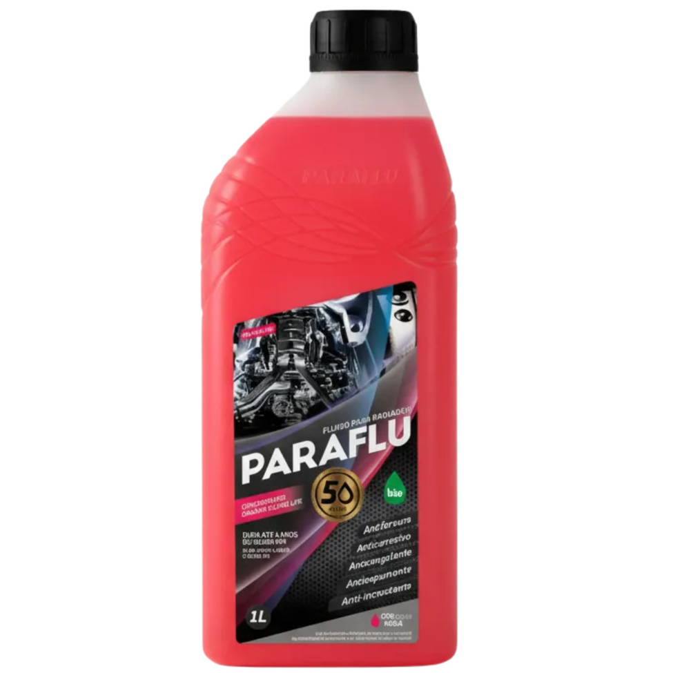 Kit 24 Aditivo Radiador Paraflu Orgânico Concentrado Rosa 10-3001 1L — imagem 2 de 2