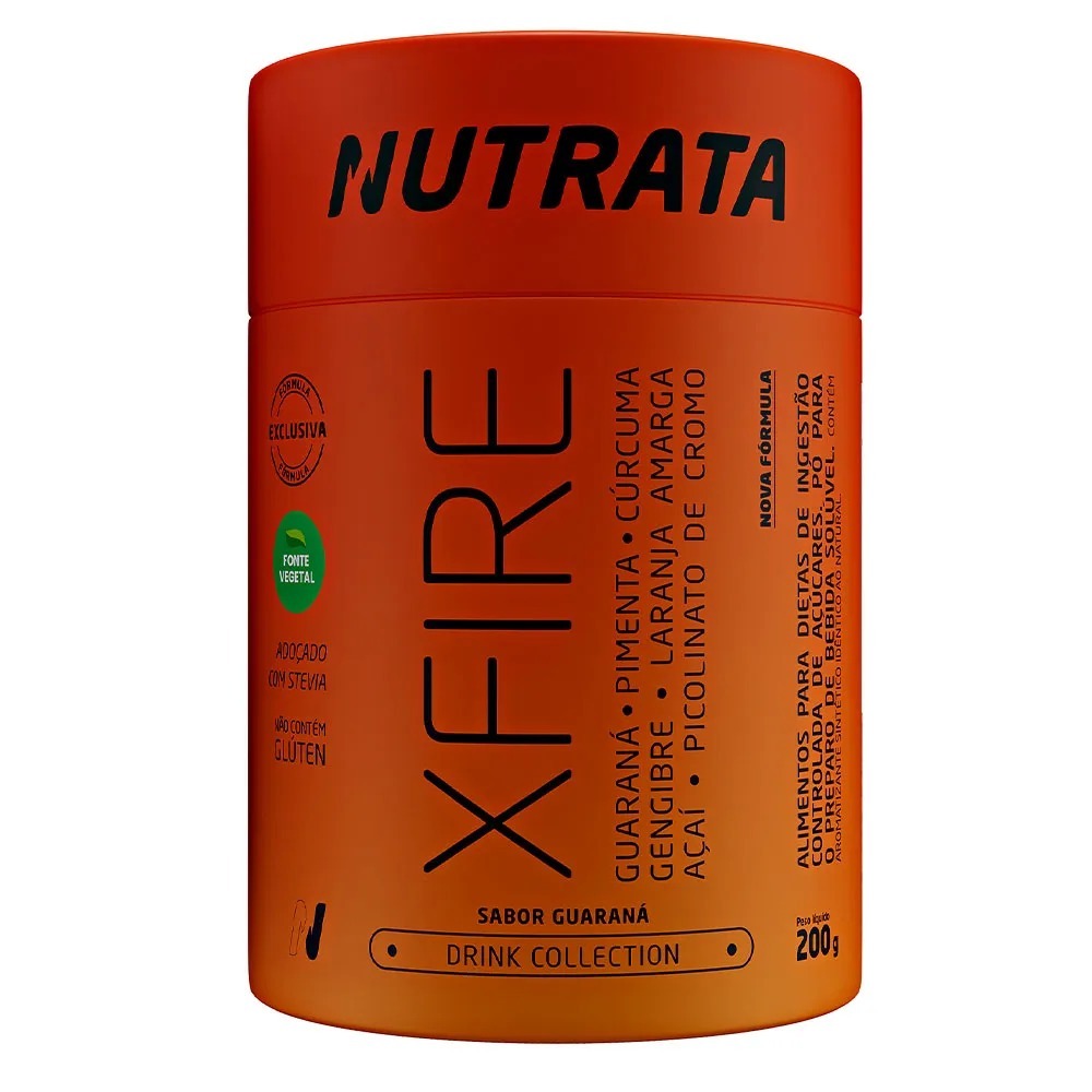 Nutrata X Fire Pote 200g Sabor Guaraná