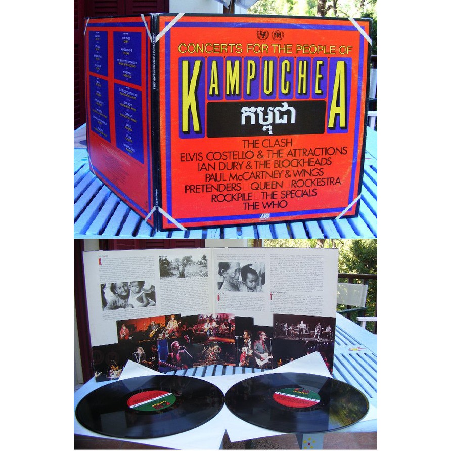 LP Concerts of People of Kampuchea (The Who, Paul Mccartney, Pretenders, Clash e outros- 1981)