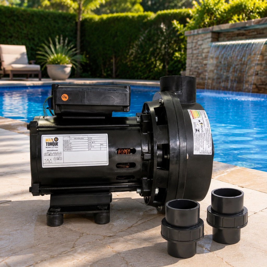 Motobomba Para Piscina Cascata Hidro Caixa D'água 1 cv Maxtorque 127v/220v