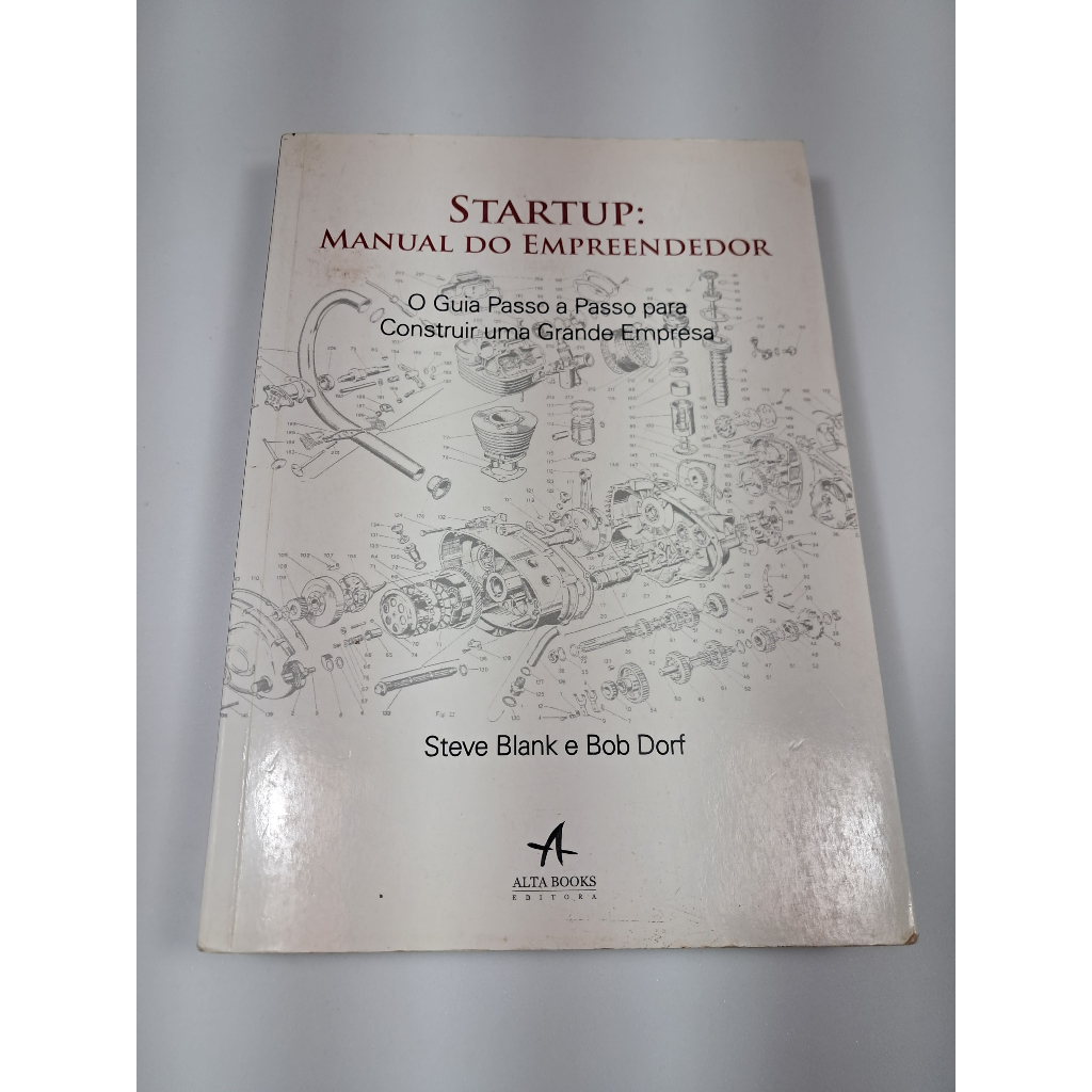Startup: Manual do empreendedor - Steve Blank e Bob Dorf - Livro usado em bom estado