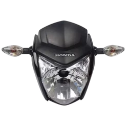 Frente Farol Completa Titan Fan 150 160 2014 a 2021 Bloco Óptico Bananinha Carenagem Frontal + Piscas Seta