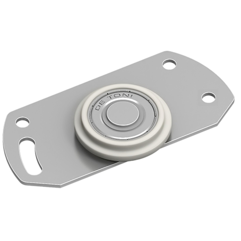 Roldana 33mm Com Rolamento Para Porta Deslizante De Correr Armário Guarda Roupa de Madeira