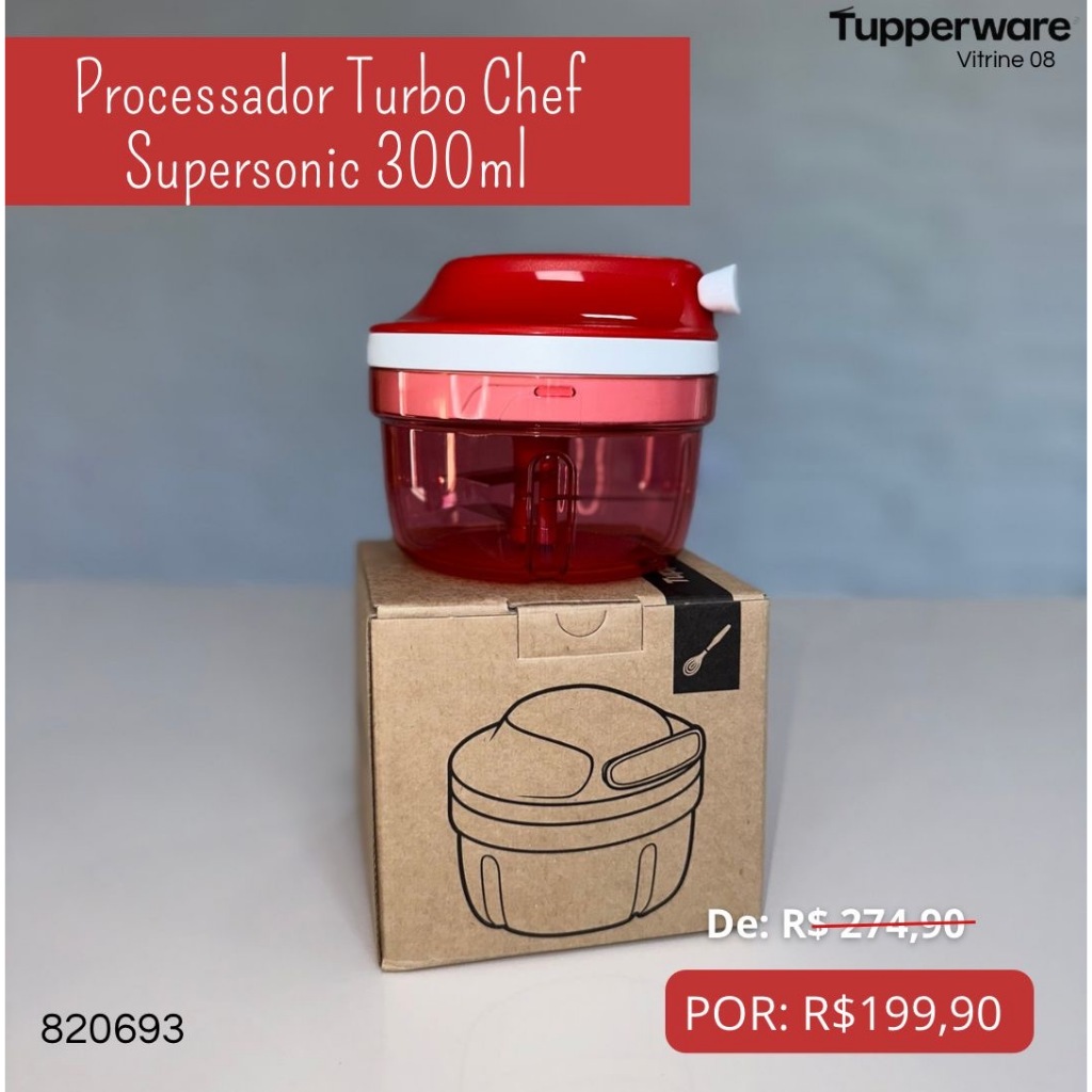 Turbo Chef Supersonic Vermelho 300ml