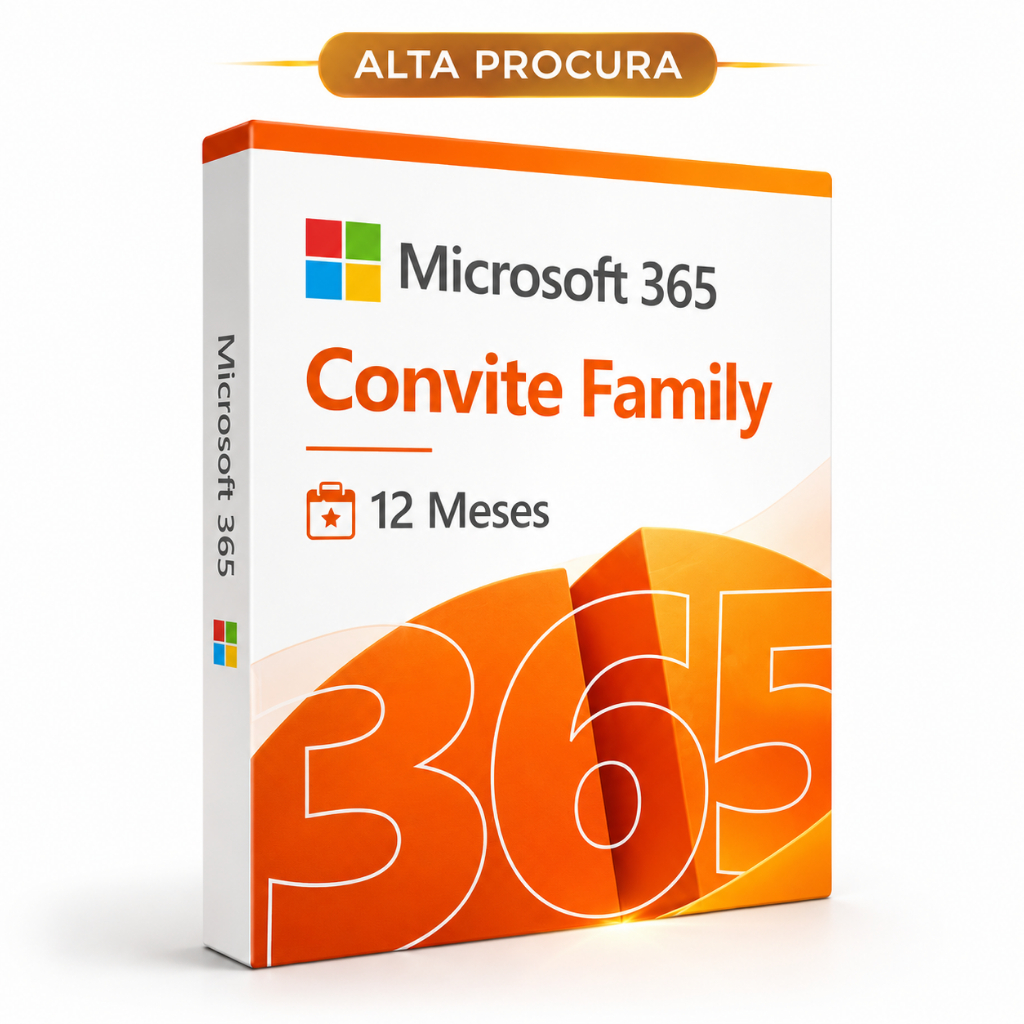 Microsoft Office 365 12 Meses | Envio Físico | Cartão Impresso