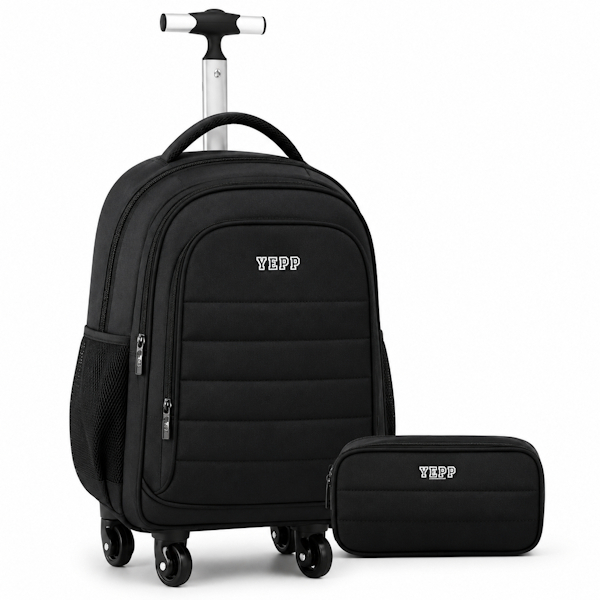 Kit Mochila 20 Com 4 Rodas 360 Escolar Juvenil Masculina