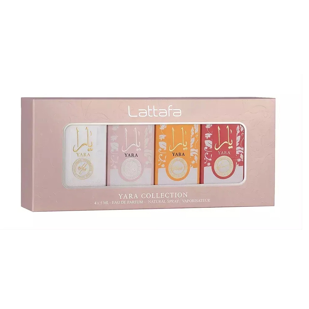 Perfume Árabe Yara - KIT Yara Collection  4 x 5ML - Yara, Tous, Moi e Candy - Original