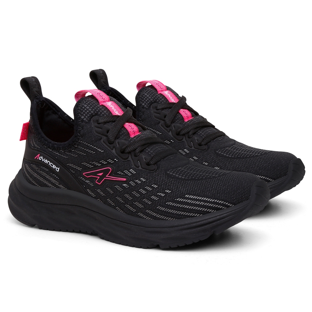 Run Tênis Feminino Corrida Conforto Passeio Macio Moda Cadarço Leve Running Caminhada Saúde Fitness Academia Malhar