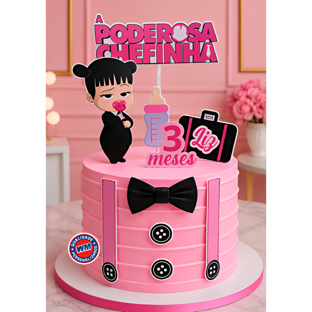 Topo Topper de Bolo A Poderosa Chefinha - Personalizado