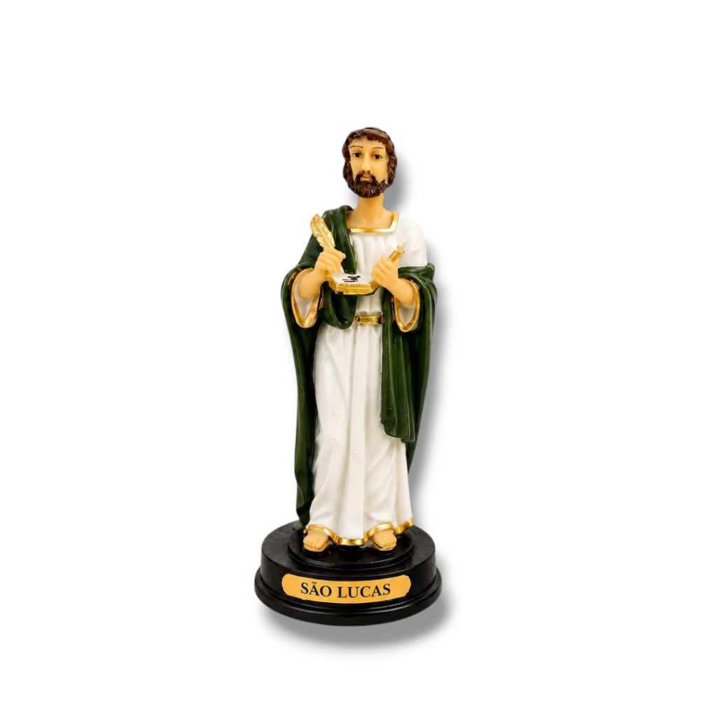 Imagem São Lucas Resina Nobre 12cm