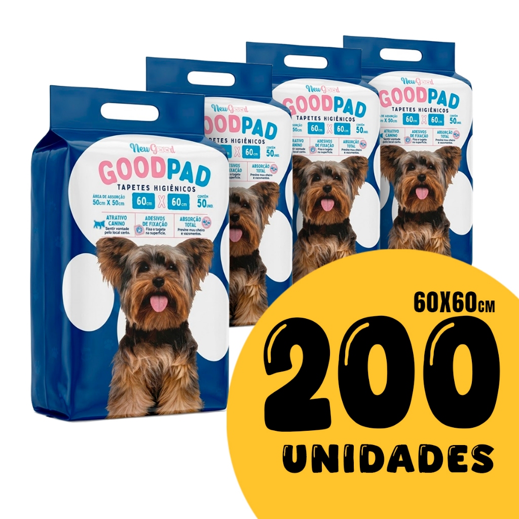 Kit Tapete Higienico Good Pad 60x60 cm Barato Econômico (Escolha a Quantidade)