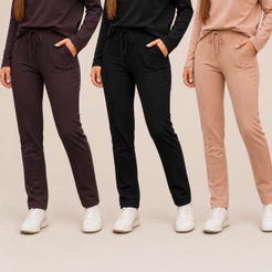 Calça Feminina Moletinho Justa Confortável 3409-C2