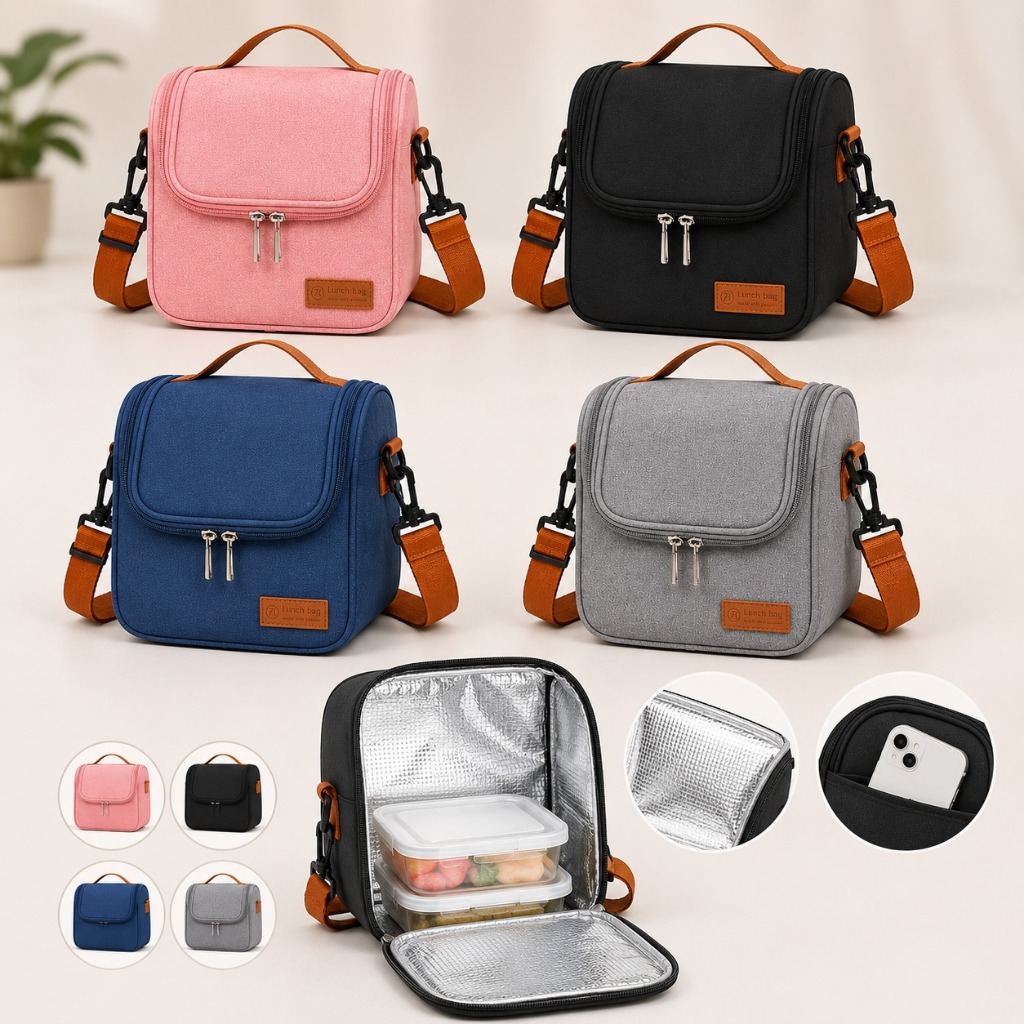 Bolsa Termica Com alça Lancheira Mochila Termica Grande para Bebidas Lanches Comidas Viagens Praia