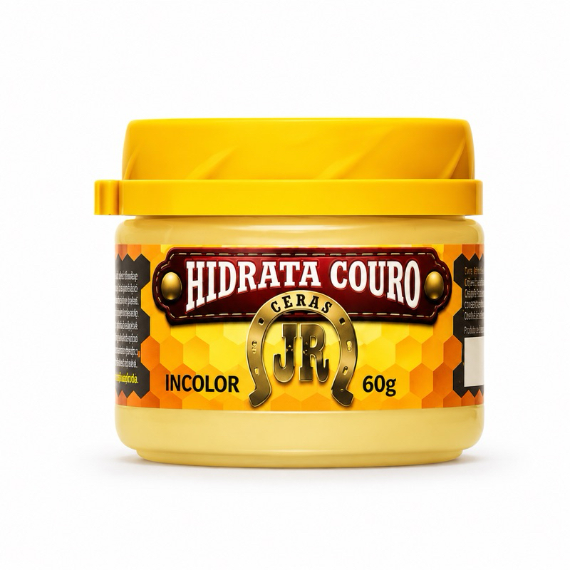Cera Para Couro JR 60g – Hidrata, Restaura e Impermeabiliza | Banco Automotivo, Jaqueta, Bolsa,bota e cadeira Gamer