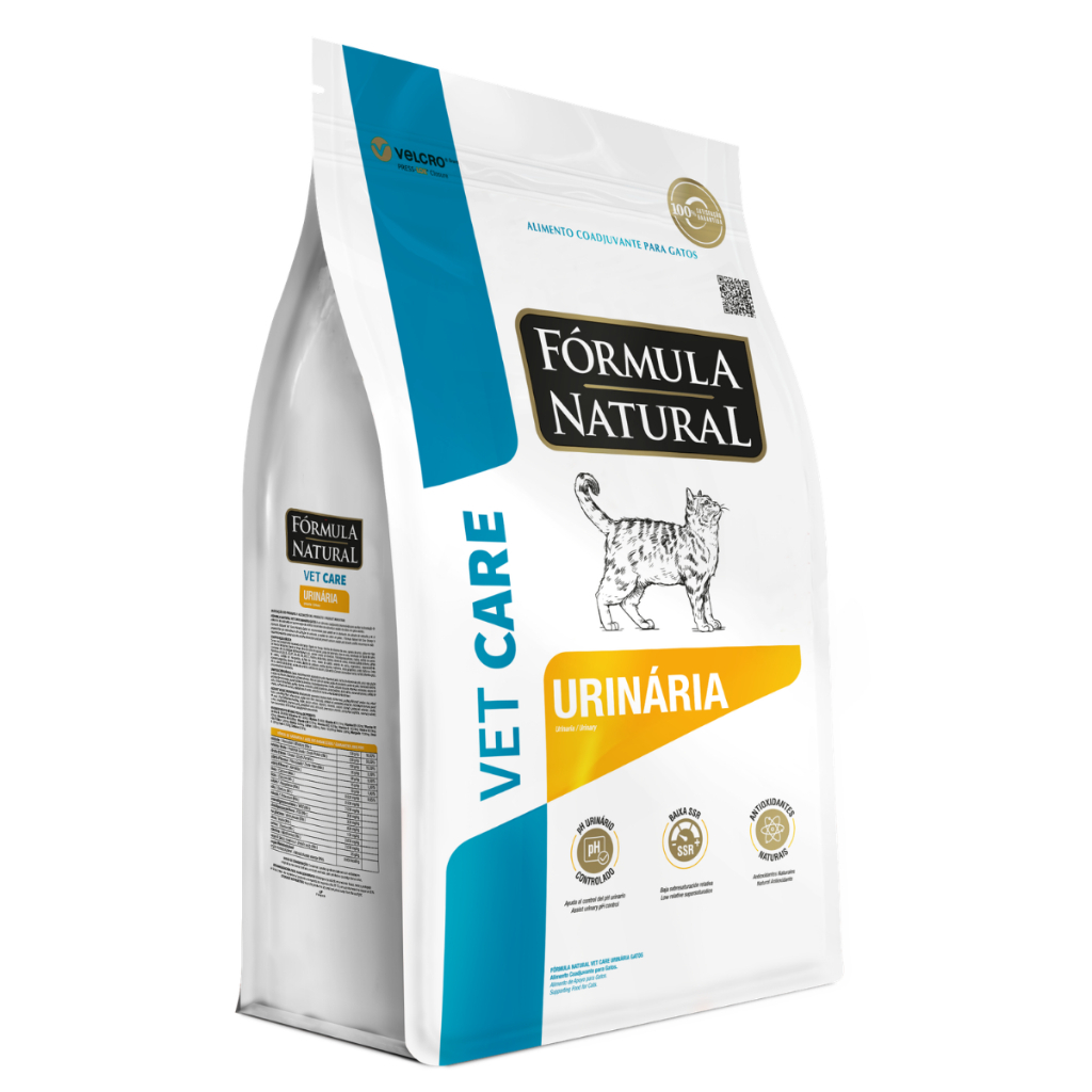 Ração Fórmula Natural Vet Care Urinary para Gatos - Saúde Urinária e Digestão com Sabor Frango, 7kg