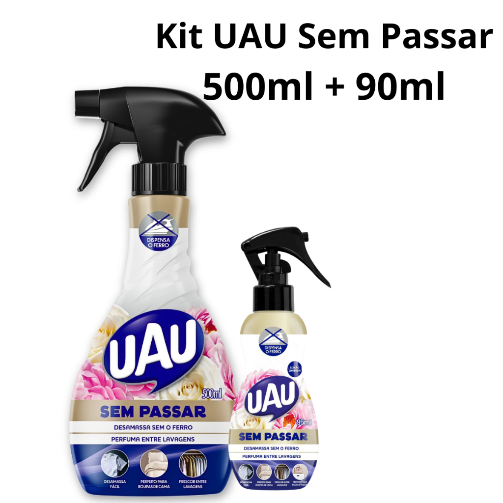 Kit UAU Sem Passar 500ML + Pocket 95ML