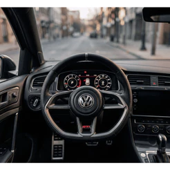 Volante esportivo gti grafite para GOL G5 Polo Golf Novo Fox Voyage Jetta Spacefoxx 2004 2005 2006