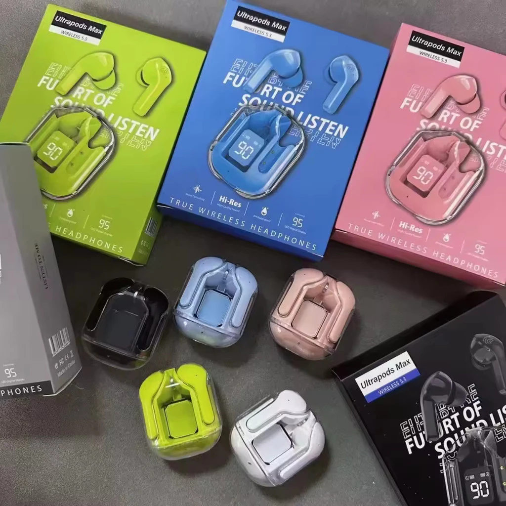 NOVO Air31 Fone De Ouvido Ruído Cancelando Earbuds Bluetooth Sem Fio HiFi Stereo Com Carregamento De Visor Digital
