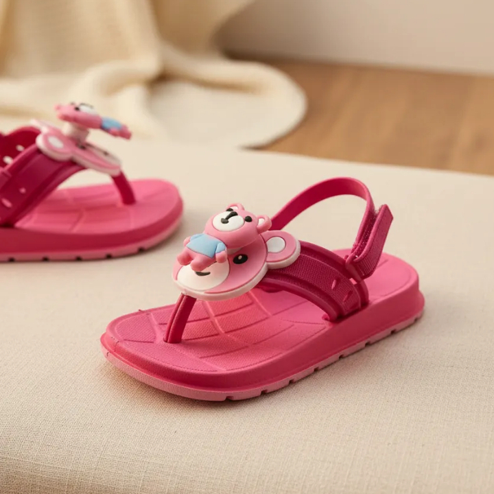 Sandália Papete Chinelo Elástico Feminino Infantil Bebê Menina Confortável Black Friday