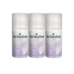 Kit Desodorante Roll-On Antitranspirante Herbíssimo Care Lavanda 50ml (3 unidades)