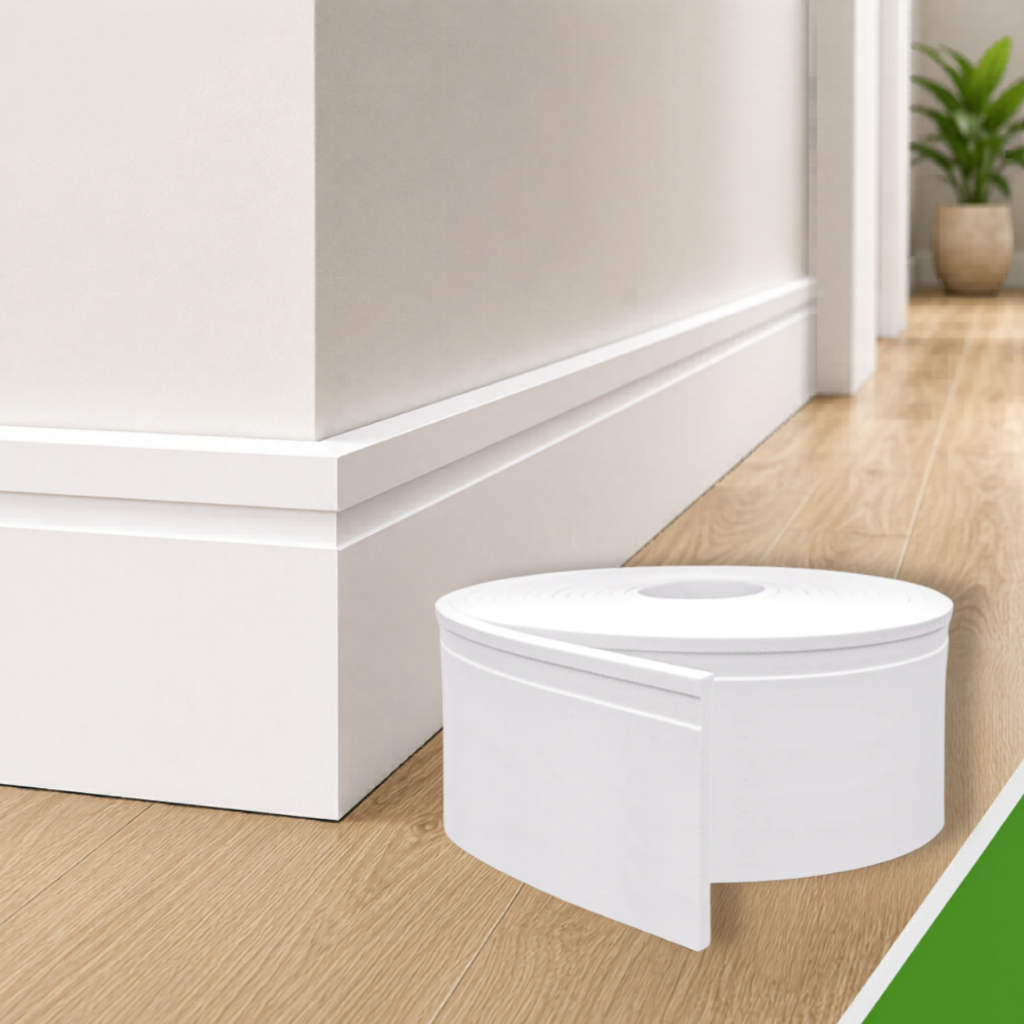 Rodapé Moldura Autocolante Flexível EVA 15cm - 10 Metros RP16