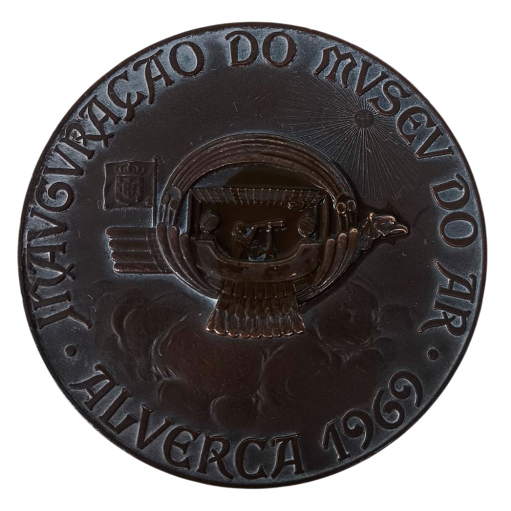 Grande medalha em bronze da Inauguração do Museu do Ar - Portugal