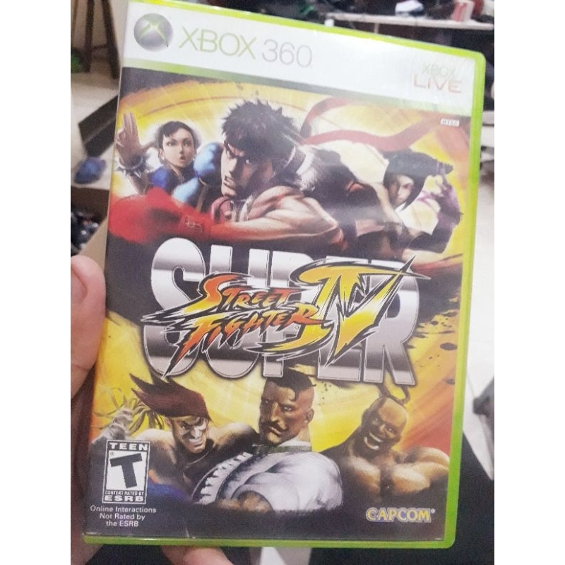 Jogos Xbox 360 - Super Street fighter 4 ORIGINAL mídia física