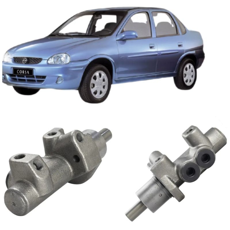 Cilindro mestre  freio Corsa/Classic/Hatch/Sedam/Wagon 1998 1999 2000 2001 2002 2003 2004 2005 2006 2007 2008 2009 S/ABS