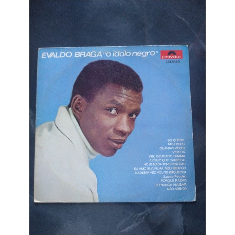 LP Evaldo Braga - O Ídolo negro  1971
