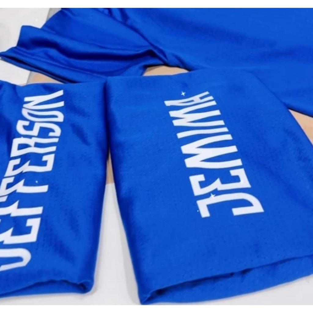 Adesivo Termocolante Personalizado para Camisa de Time | Nome e Número para Futebol, Competições e Torcidas