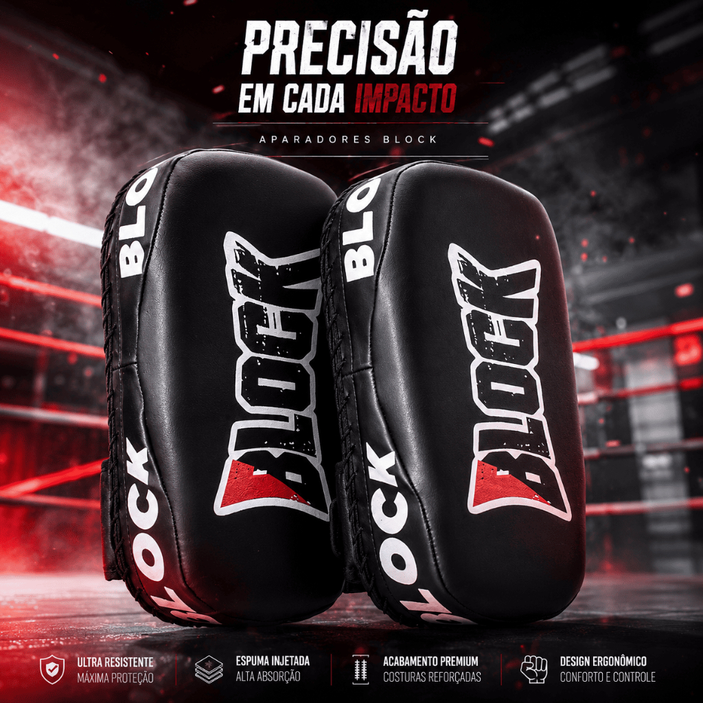 Aparador Muay Thai Thai Pad Profissional Aparador De Chute Muay Thai (Par)
