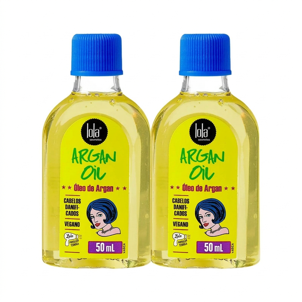 KIT com 2 x Oléos de Argan Oil Lola Cosmeticos