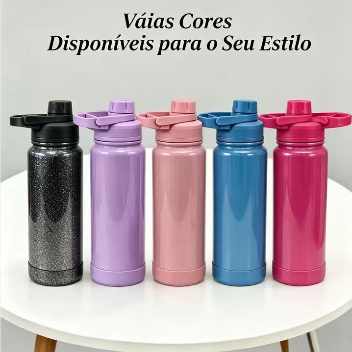 Garrafa térmica de grande capacidade para atividades ao ar livre Copo resistente a quedas Copo térmico 304 para alimento
