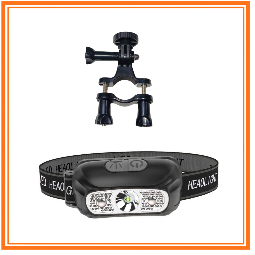 Suporte Adaptador para Visão Noturna + Lanterna de Cabeça