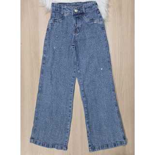 Calça Jeans Wide leg Feminina Juvenil