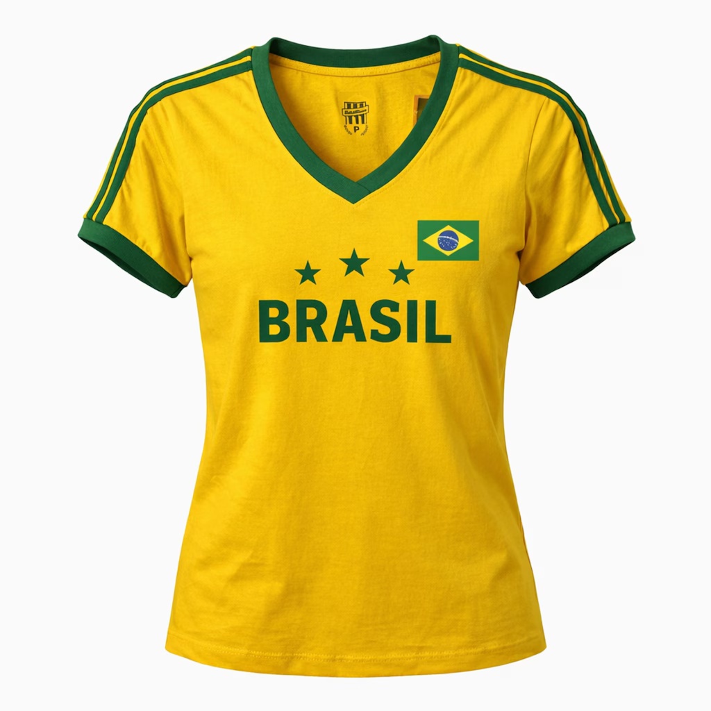 Camisa do Brasil Feminina Copa do Mundo 2026 Licenciada Original