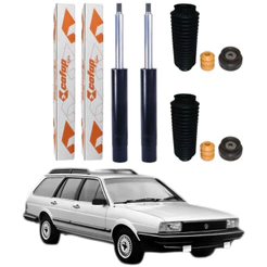 PAR AMORTECEDOR DIANTEIRO SANTANA QUANTUM 1986 A 1996 COFAP + KIT
