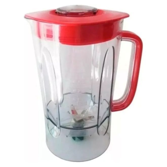 Copo para Liquidificador Philco PLQ1400 Vermelho de Acrílico