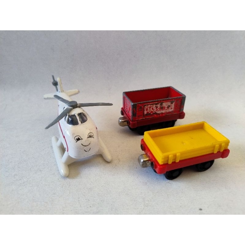 Miniatura Coleção Trem Thomas e Amigos Helicóptero Harold Set Original Metal Presente Amante/Colecionador(Ler Descrição)