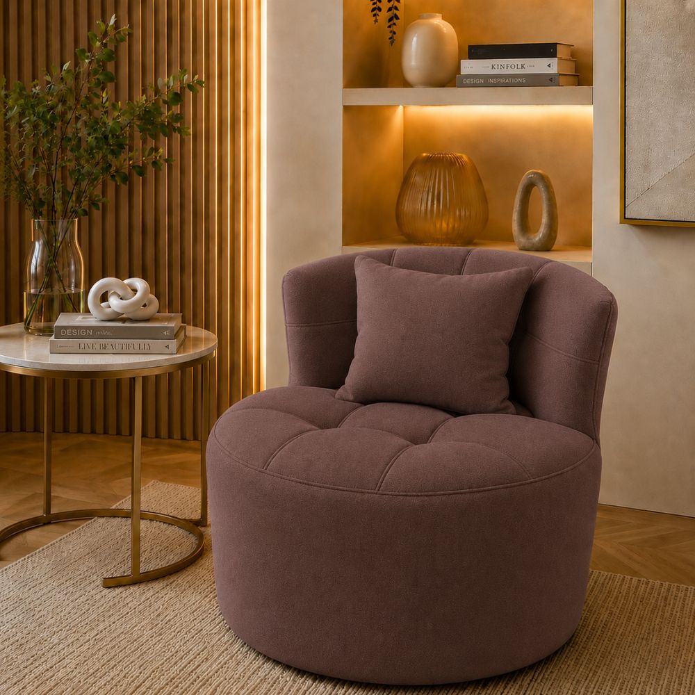 Poltrona Sharm Moderna Curva Orgânica Conforto Premium Para Sala Escritório Luxo Tecido Macio Cores
