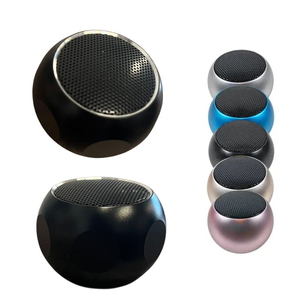 Mini Caixa de Som Bluetooth Metal 3W Mini Speaker M10