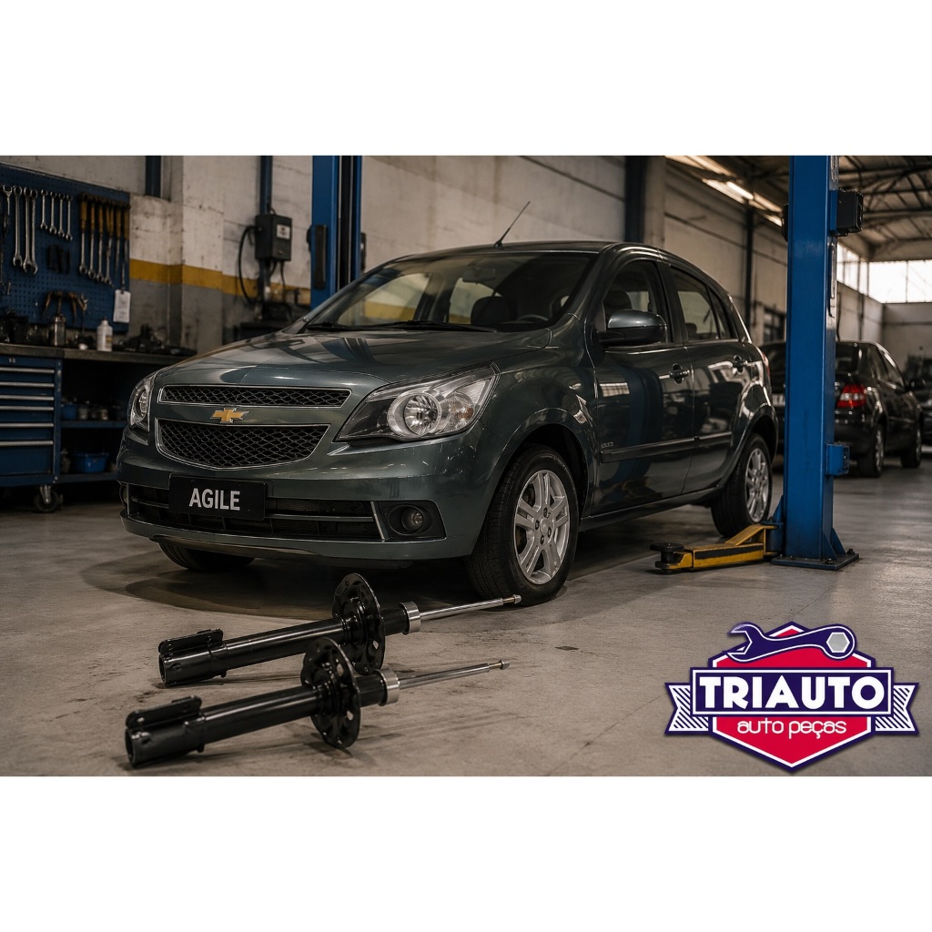 Par Amortecedor Dianteiro Chevrolet Agile LT LTZ Effect Advantage 1.4 Flex 2012 2013 2014