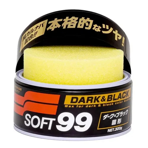 Cera de Carnaúba Premium Soft99 Dark & Black 300g