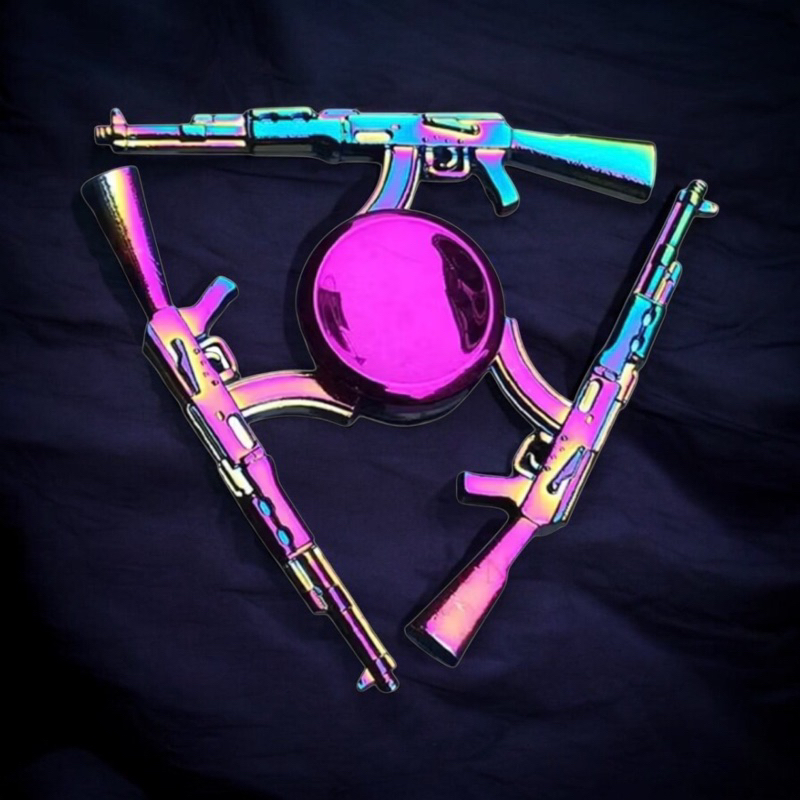 Hand Spinner Aço Galvanizado Triple Shotgun