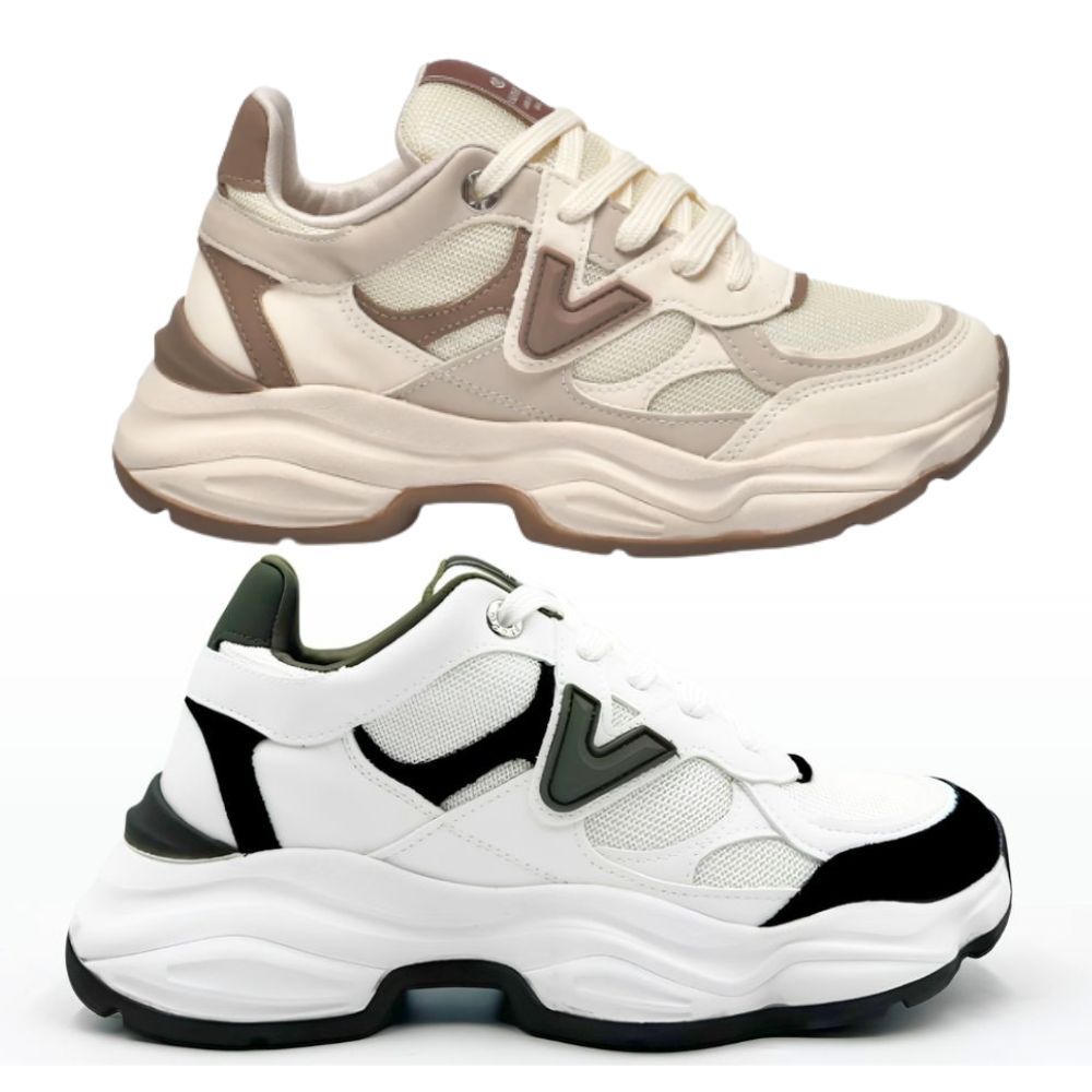 Tênis Feminino Chunky Via Marte Casual Confortável Flatform Dia Versátil Esportivo Original 158-023
