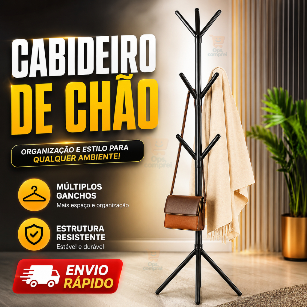 Cabideiro de Roupa Organizador Mancebo Casaco Arara de Roupas