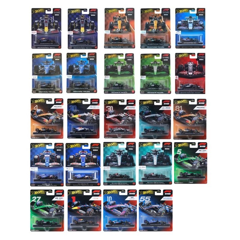 Hot Wheels Premium F1 Team HRV11 2024 e 2025